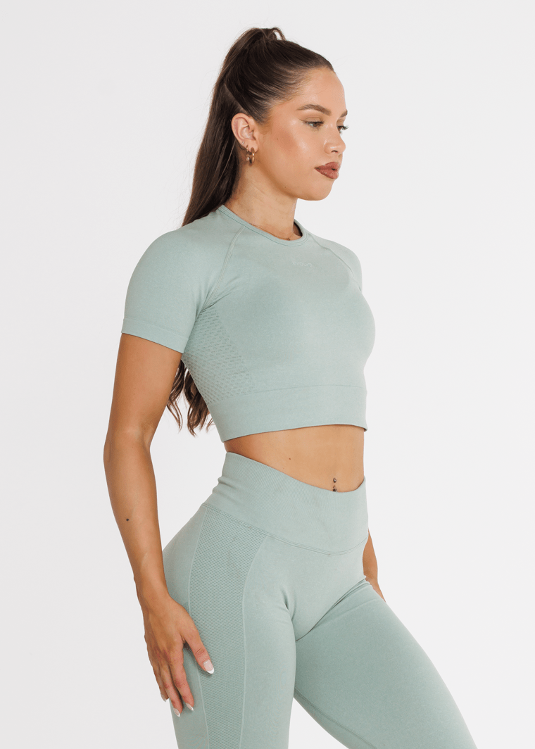 Evolve Apparel Prime Seamless Short Sleeve - Pistachio