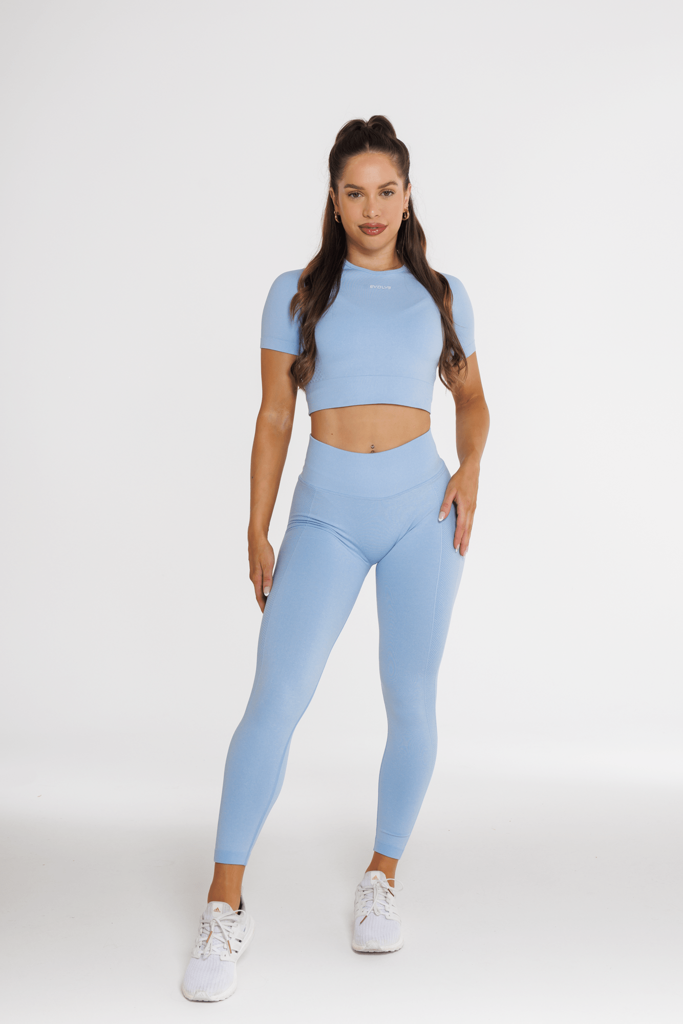 Evolve Apparel Prime Seamless Short Sleeve - Sky