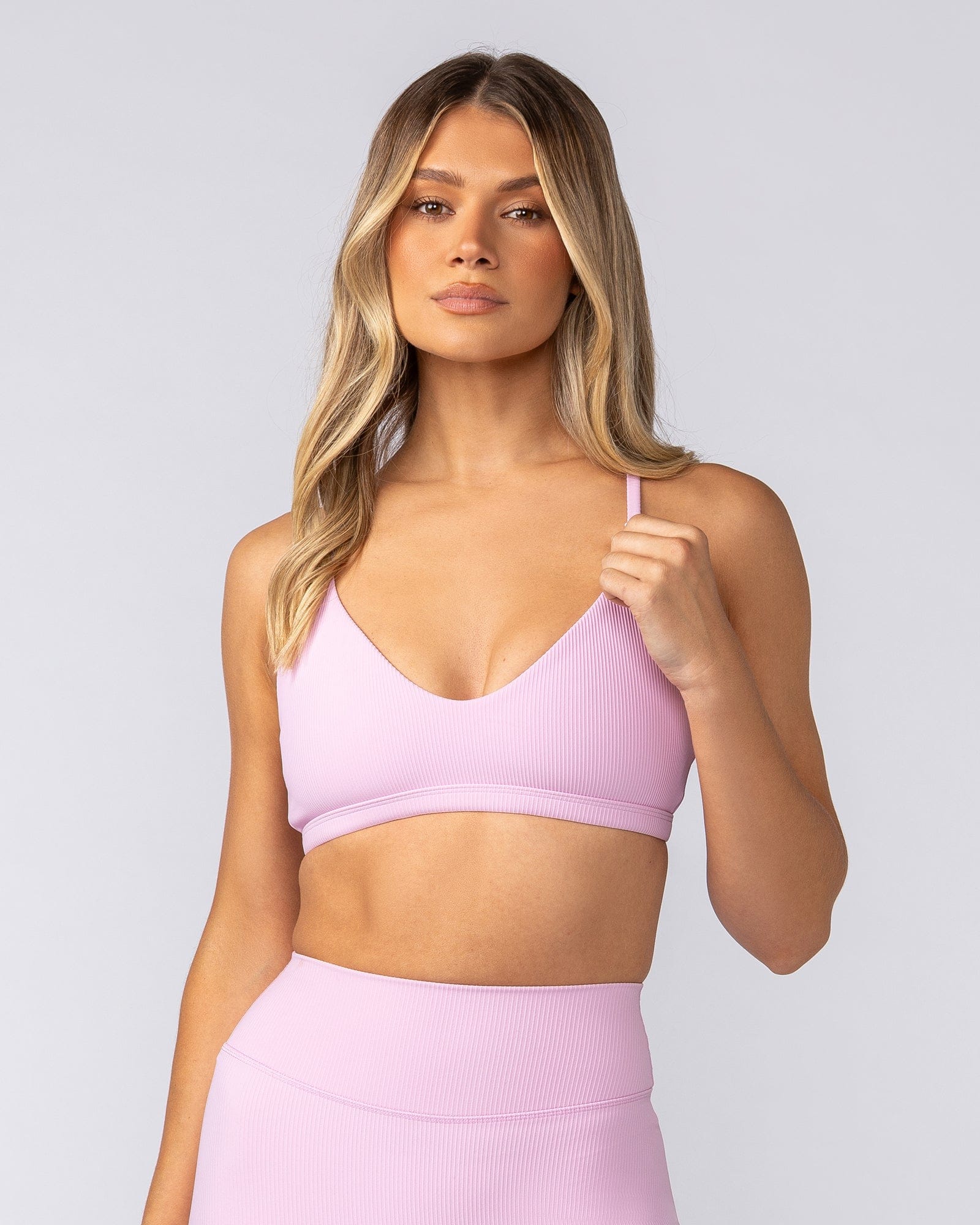 Fantasy Rib Bralette Fairy Floss - Muscle Nation women's bralette, view 3