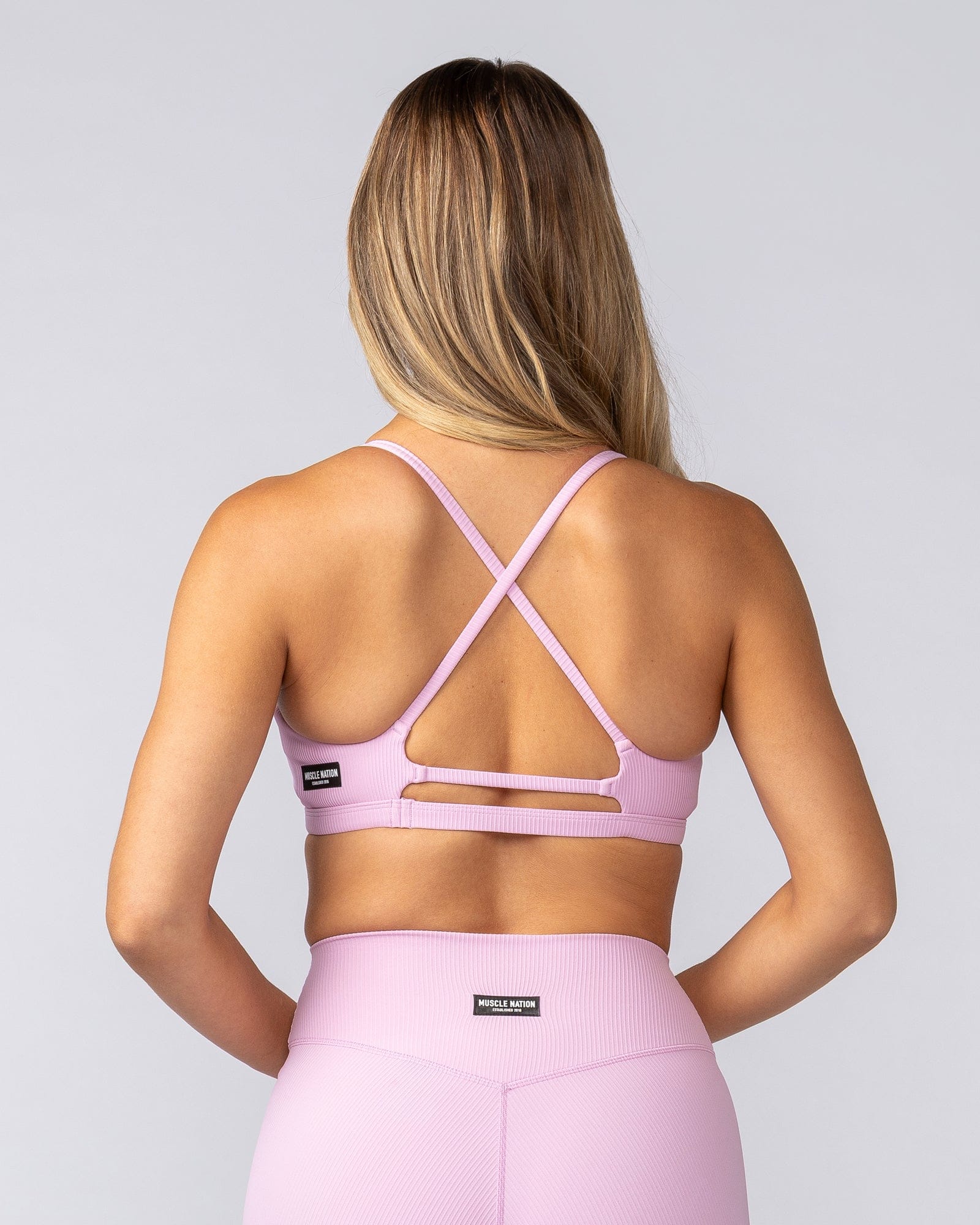 Fantasy Rib Bralette Fairy Floss - Muscle Nation women's bralette, view 5