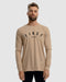 First Division Long Sleeve Tops S Mens Core Logo Long Sleeve Tee - Camel