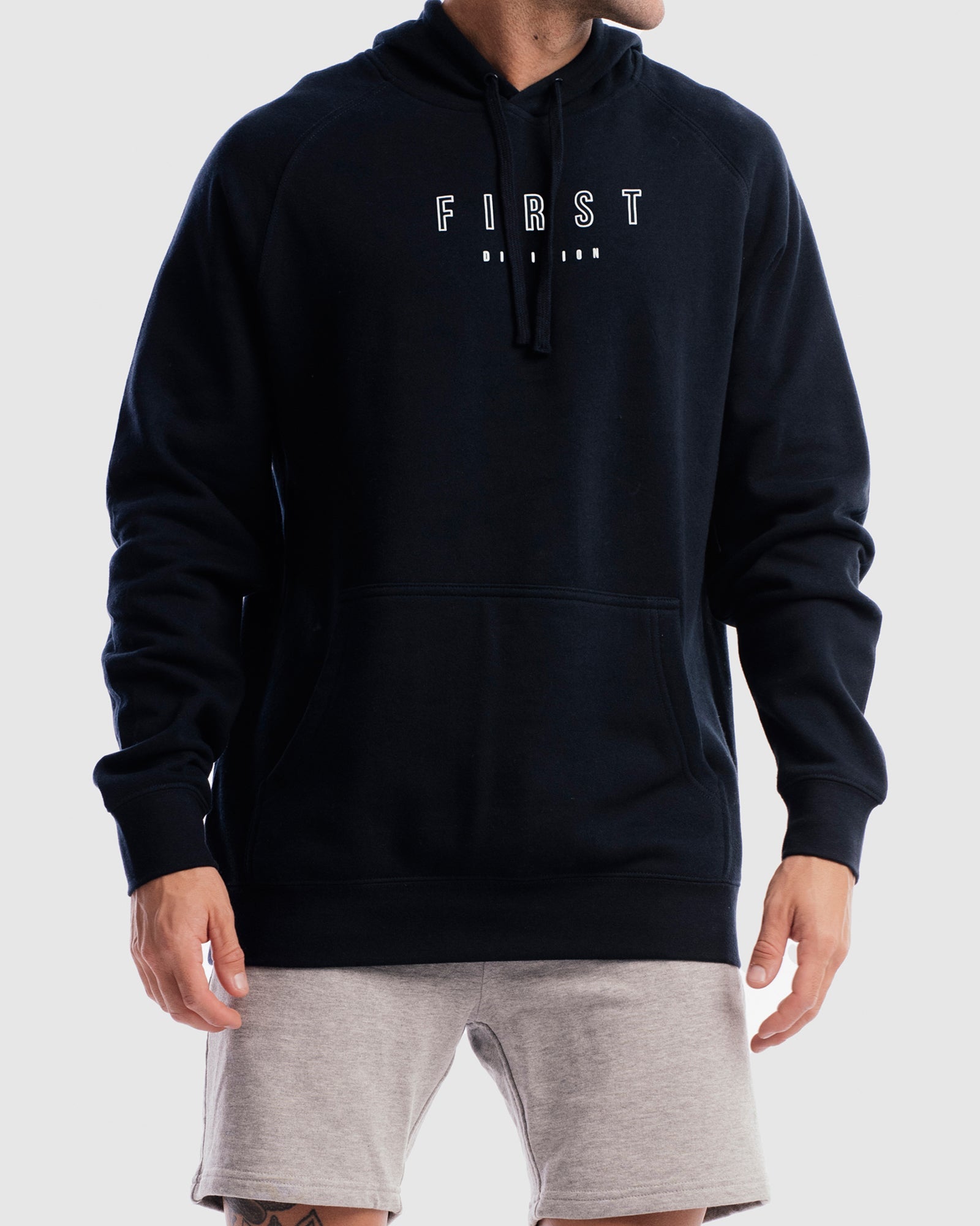 Ugle First Rising First Rise Hoodie - Ink | First division | Mens Hoodies — Be Activewear