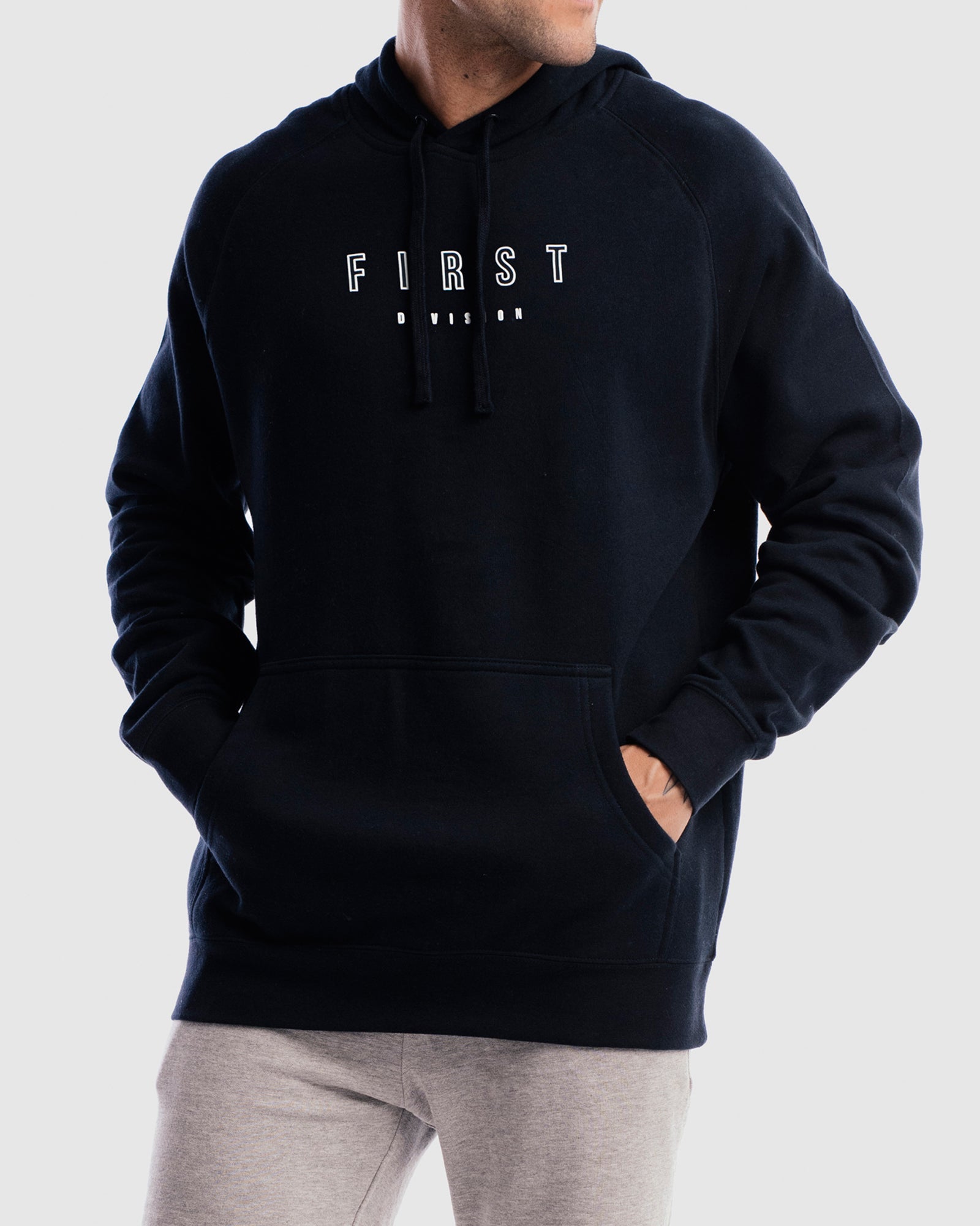 Ugle First Rising First Rise Hoodie - Ink | First division | Mens Hoodies — Be Activewear