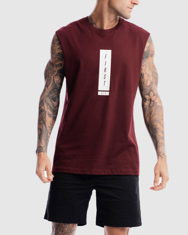 First Division Mens Printed Tanks MidField Tank