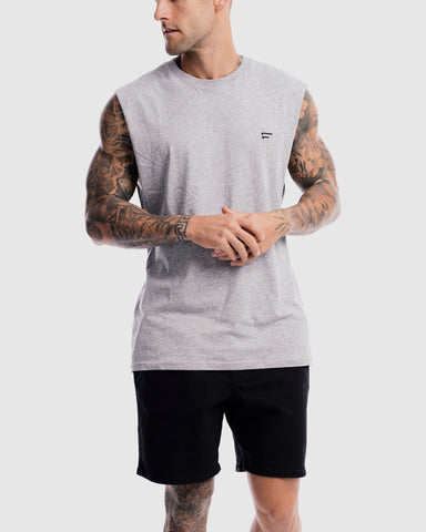 First Division Mens Printed Tanks Performance Crest Rise Tank