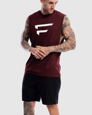 First Division Mens Printed Tanks Performance Logo Tank