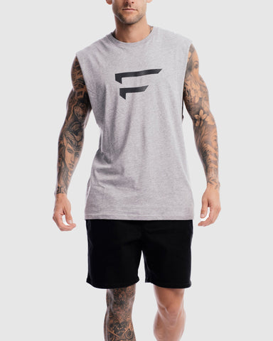 First Division Mens Printed Tanks Performance Logo Tank