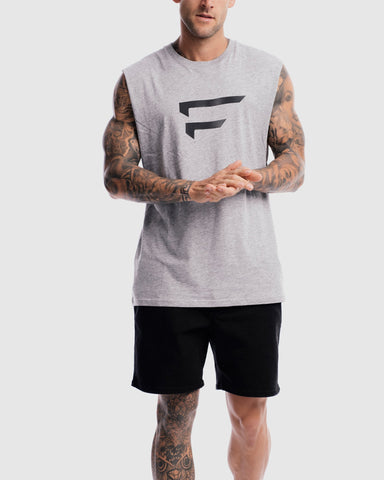 First Division Mens Printed Tanks Performance Logo Tank