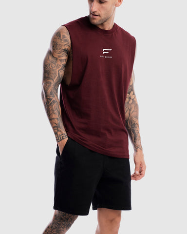 First Division Mens Printed Tanks Pro Centre Tank