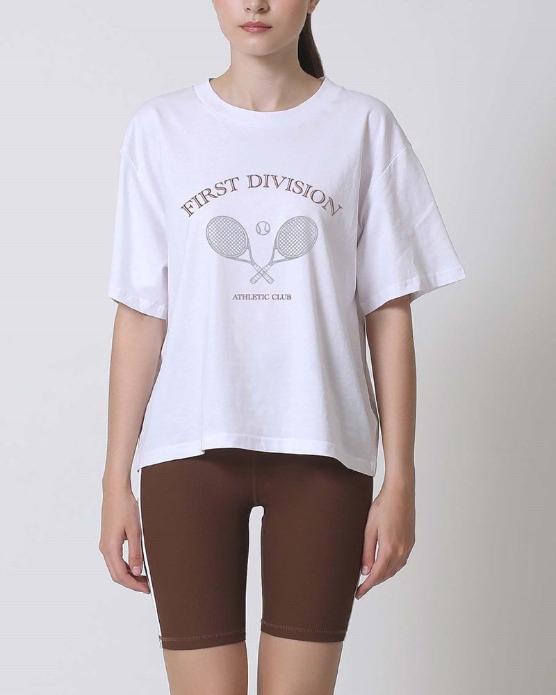 First Division T-Shirts Athletic Club Tee - Beige