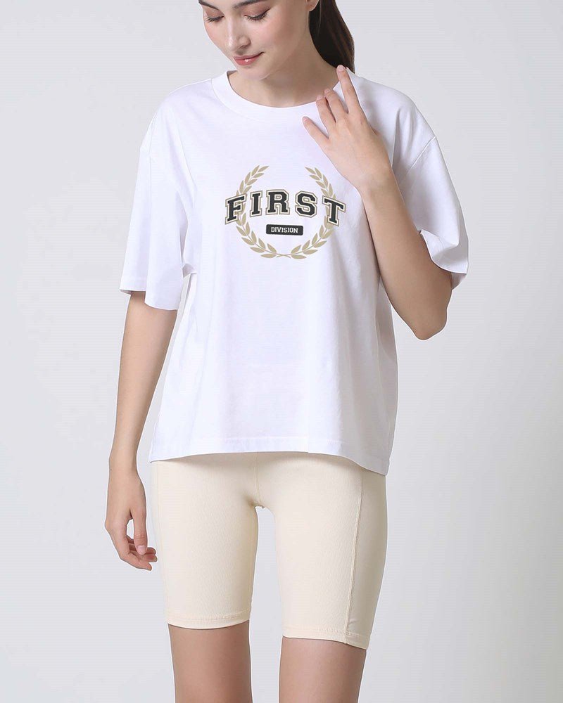 First Division T-Shirts Crest Tee - White