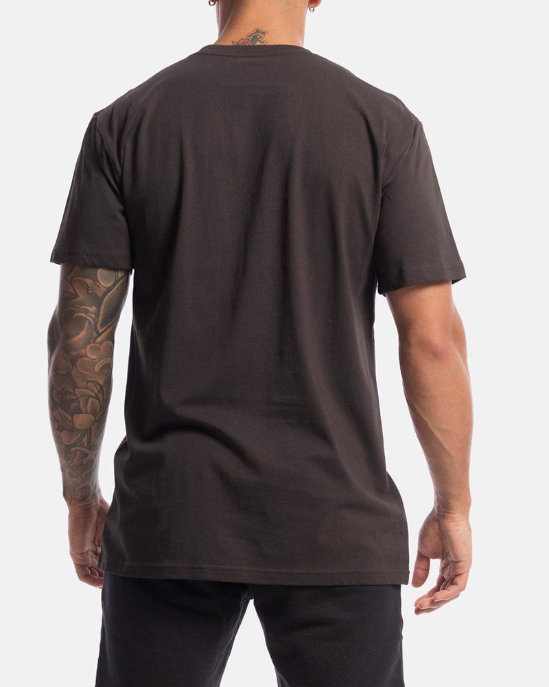 First Division T-Shirts Mens Performance Camo Logo Tee - Charcoal