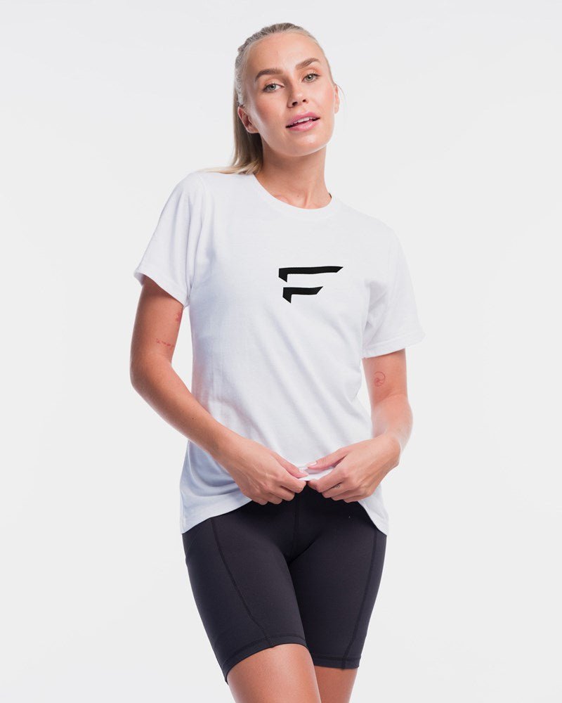 First Division T-Shirts Performance Logo Tee - White