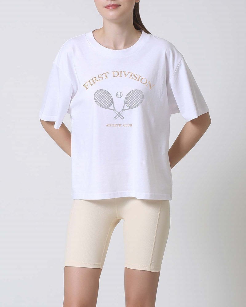 First Division T-Shirts Printed Product / XS Athletic Club Tee - Pink