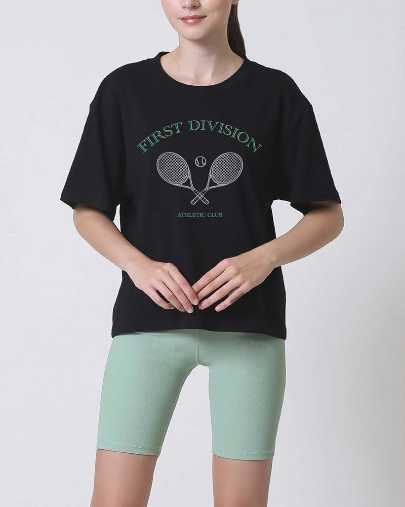 First Division T-Shirts XS Athletic Club Tee - Black/Green