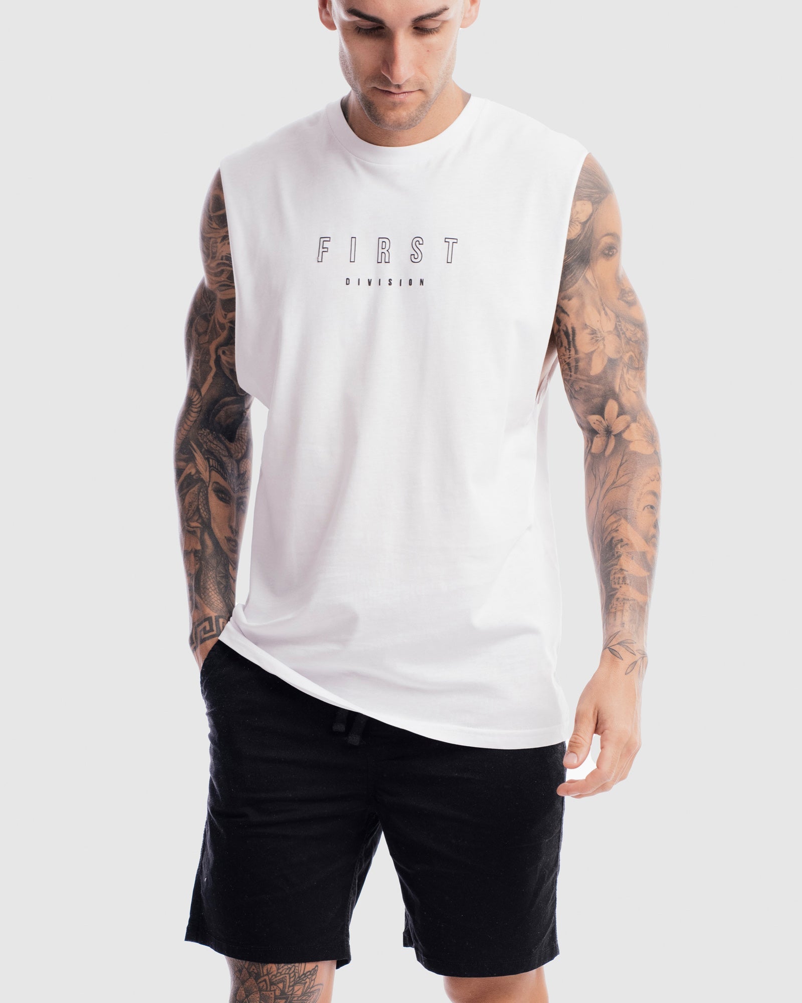 First Division Tank Tops First Rise Tank - White