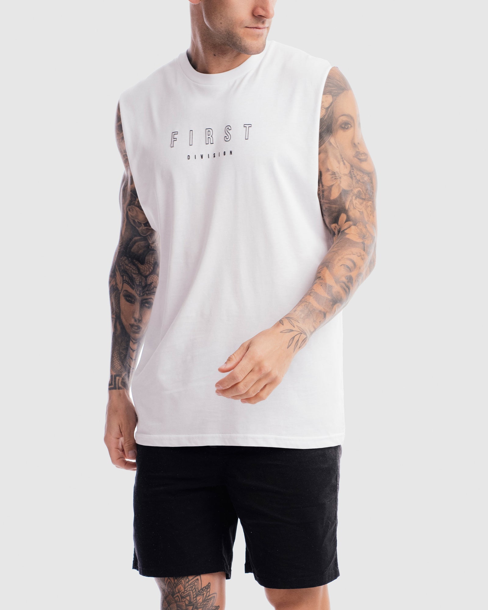 First Division Tank Tops M First Rise Tank - White