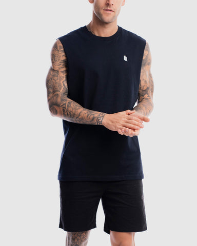 First Division Tank Tops Mens Contract Rise Tank - Ink