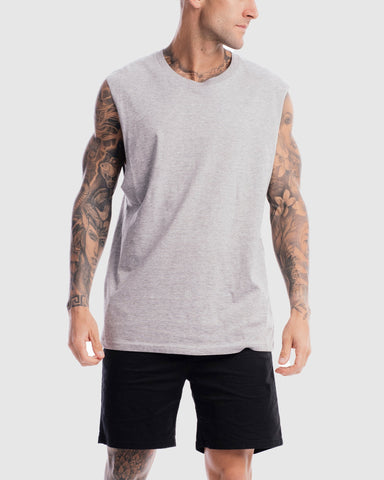 First Division Tank Tops Mens Division Tank - Marle Grey