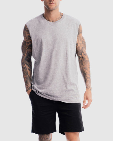 First Division Tank Tops Mens Division Tank - Marle Grey