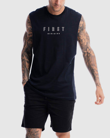 First Division Tank Tops Mens First Rise Tank - Ink