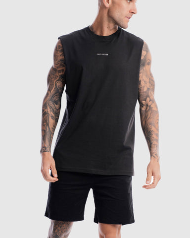 First Division Tank Tops S Mens Division Tank - Vintage Black