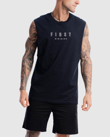 First Division Tank Tops S Mens First Rise Tank - Ink