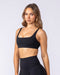 Fundamental Aura Bra Black - Muscle Nation women's sports bra, view 3