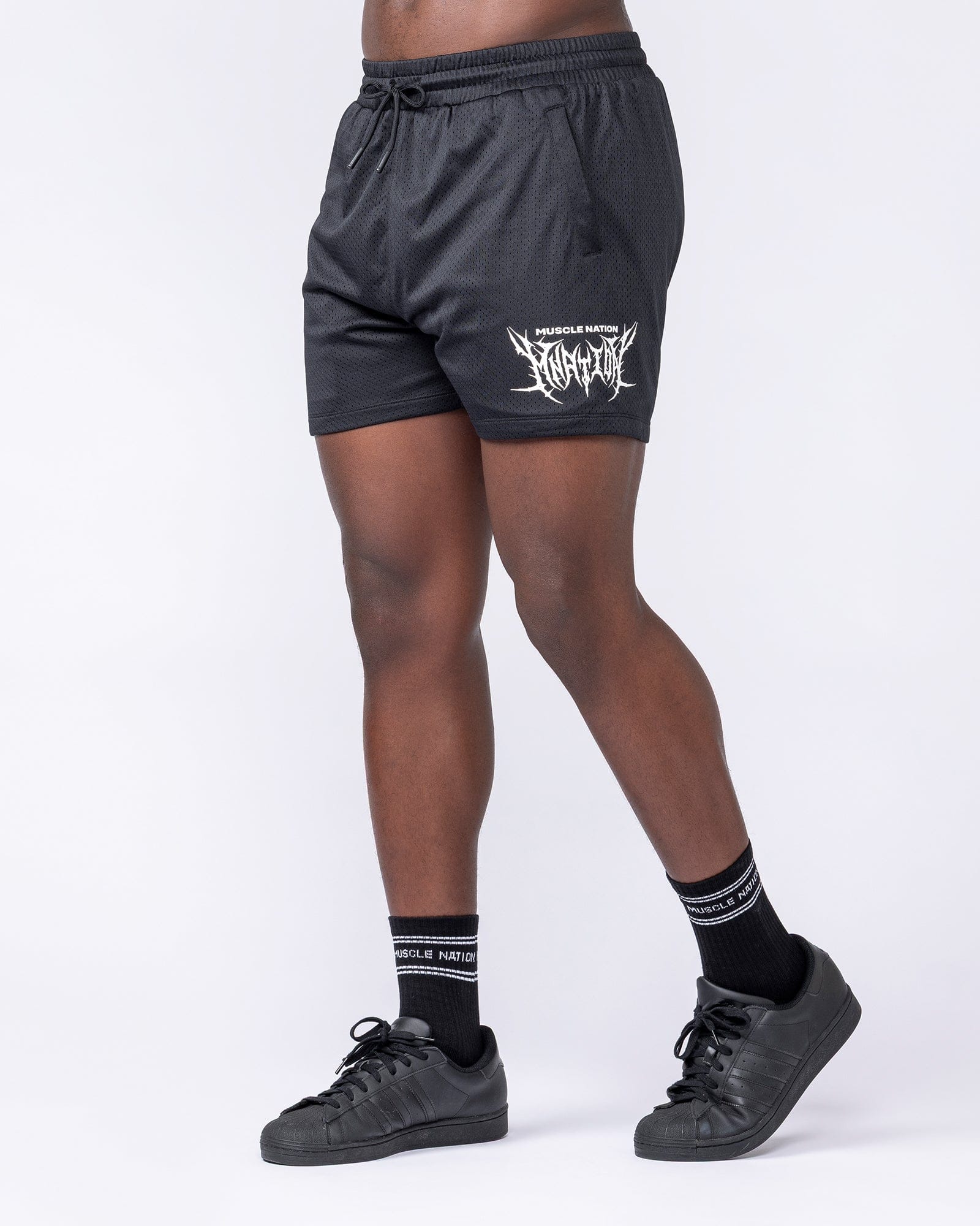 Gothic Lay Up 3.5" Shorts - Black