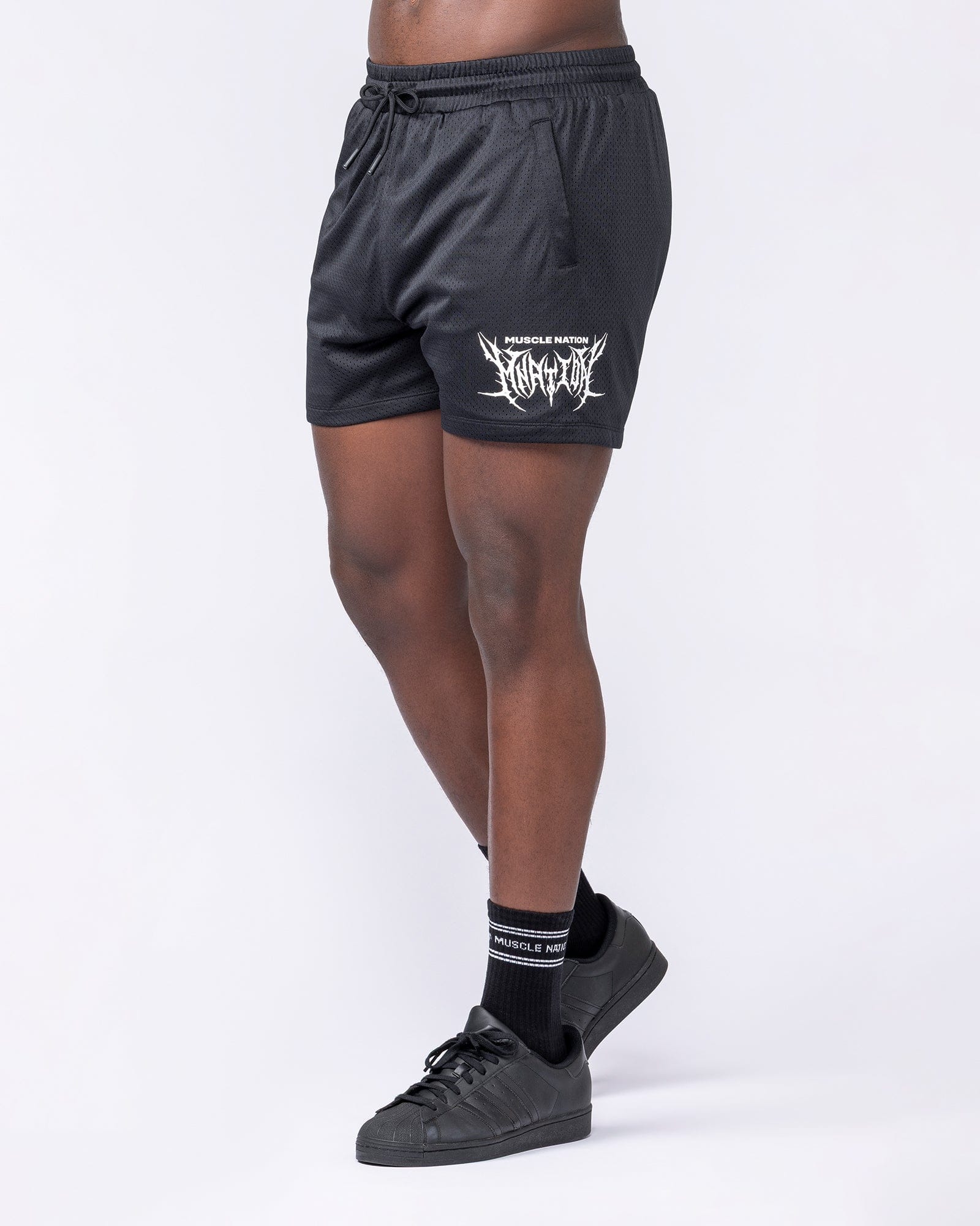 Gothic Lay Up 3.5" Shorts - Black