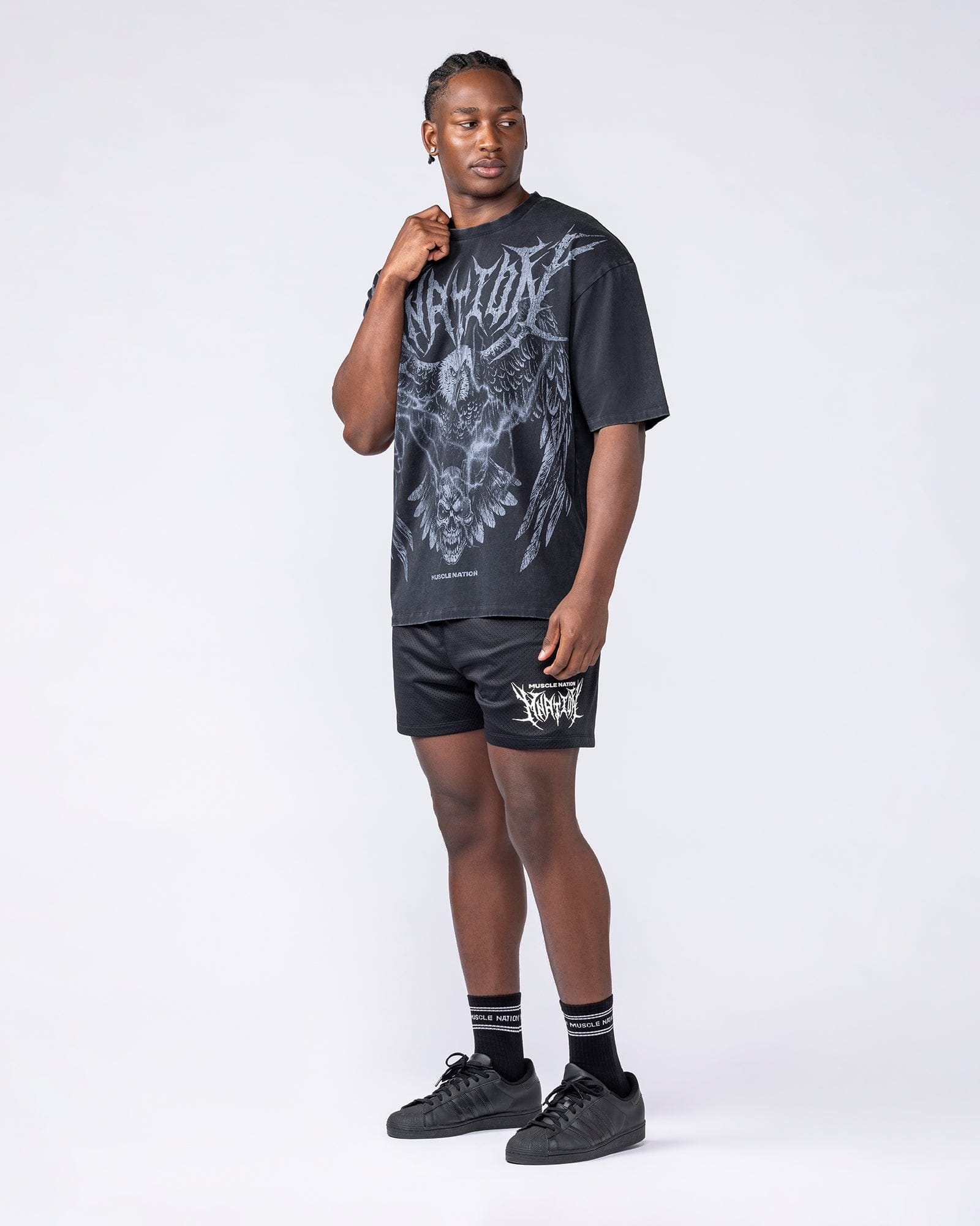 Gothic Lay Up 3.5" Shorts - Black