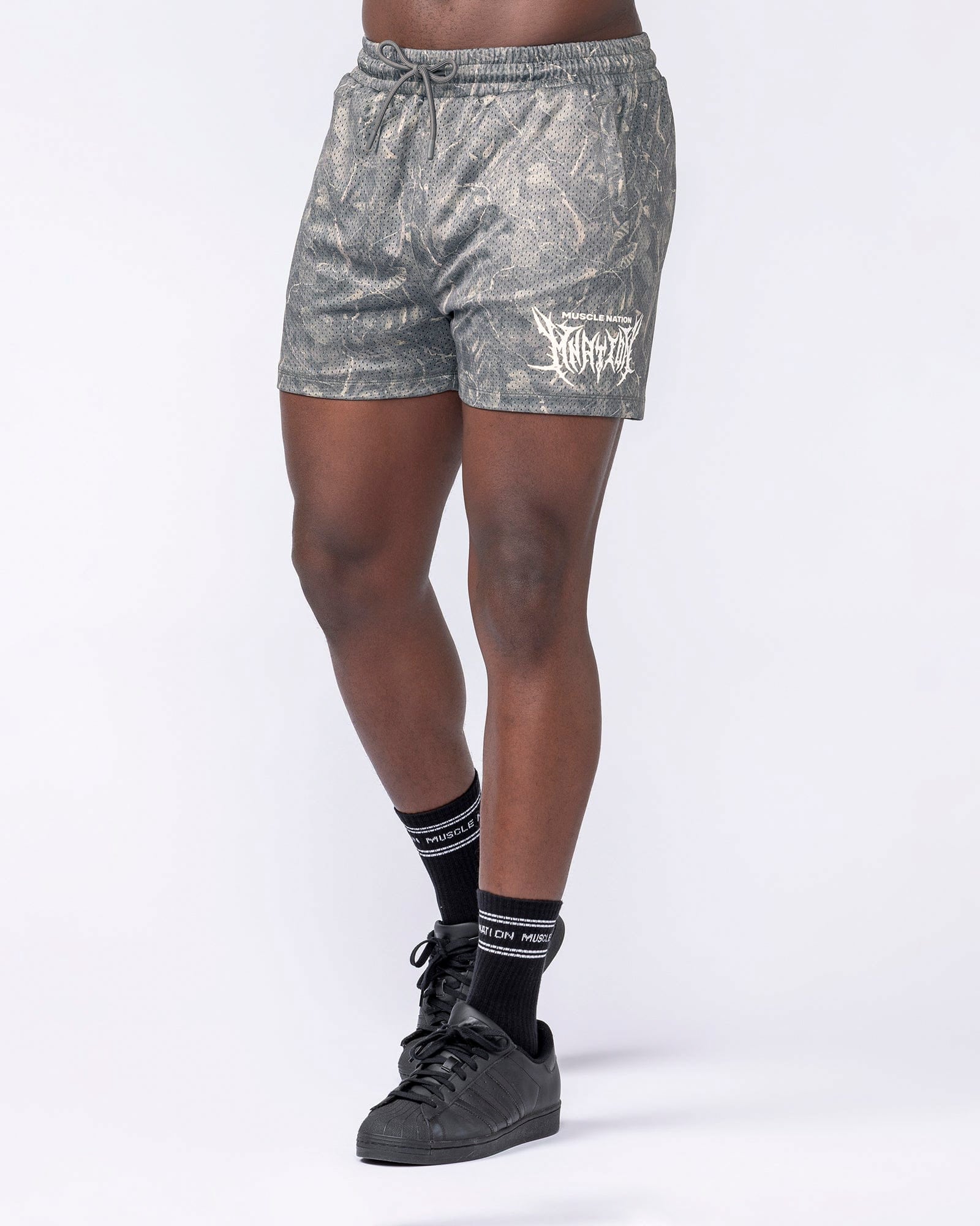 Gothic Lay Up 3.5" Shorts - Washed Tree Camo