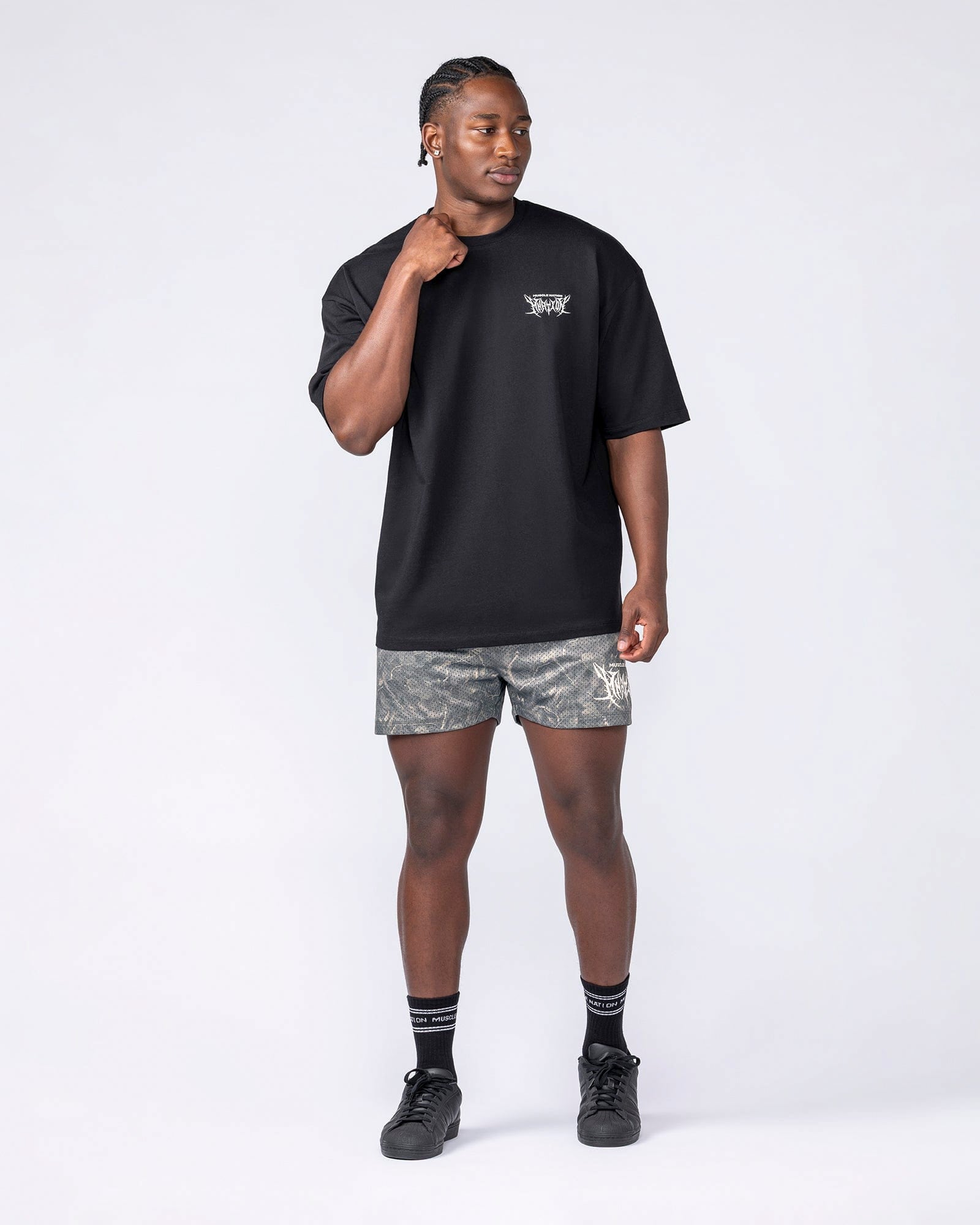 Gothic Lay Up 3.5" Shorts - Washed Tree Camo