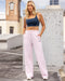 Loopback Straight Leg Trackies Babydoll - Muscle Nation women's trackpants