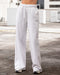 Loopback Straight Leg Trackies Snow Grey Marl - Muscle Nation women's trackpants