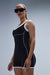 Kate Galliano Contrast Romper - Black