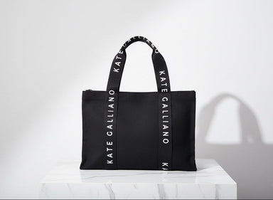 KATE GALLIANO Gym Bag KG Tote Bag - Black