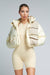 Kate Galliano Jackets KG Cropped Puffer Jacket - Cream