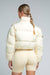 Kate Galliano Jackets M/L KG Cropped Puffer Jacket - Cream