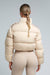 Kate Galliano Jackets M/L KG Cropped Puffer Jacket - Latte