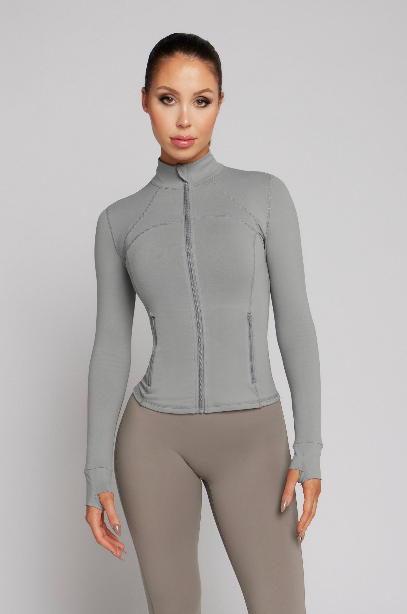 Kate Galliano Jackets M/L Zip Jacket - Light Grey
