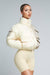 Kate Galliano Jackets S/M KG Cropped Puffer Jacket - Cream