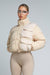 Kate Galliano Jackets XS/S KG Cropped Puffer Jacket - Latte