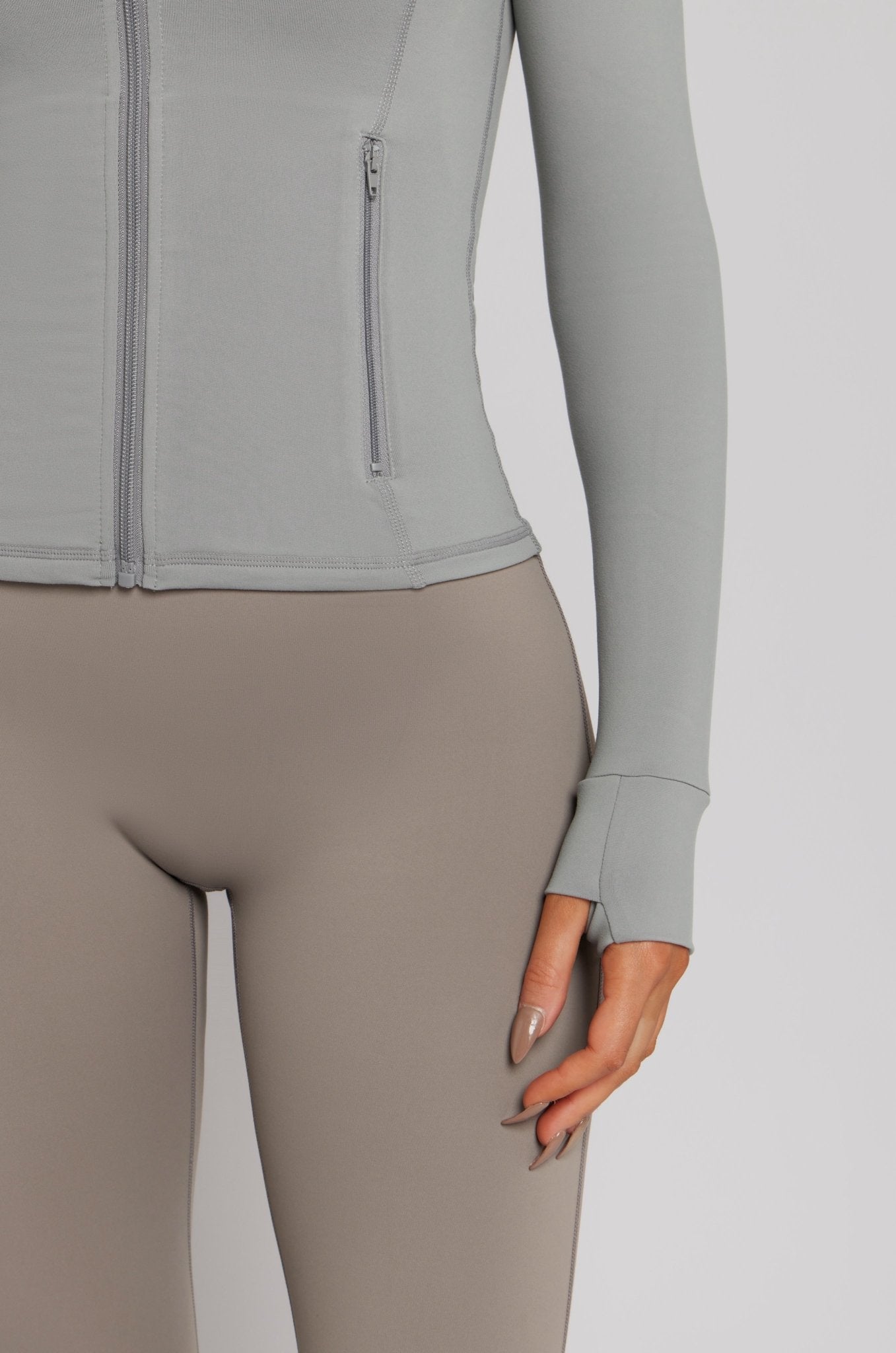 Kate Galliano Jackets Zip Jacket - Light Grey
