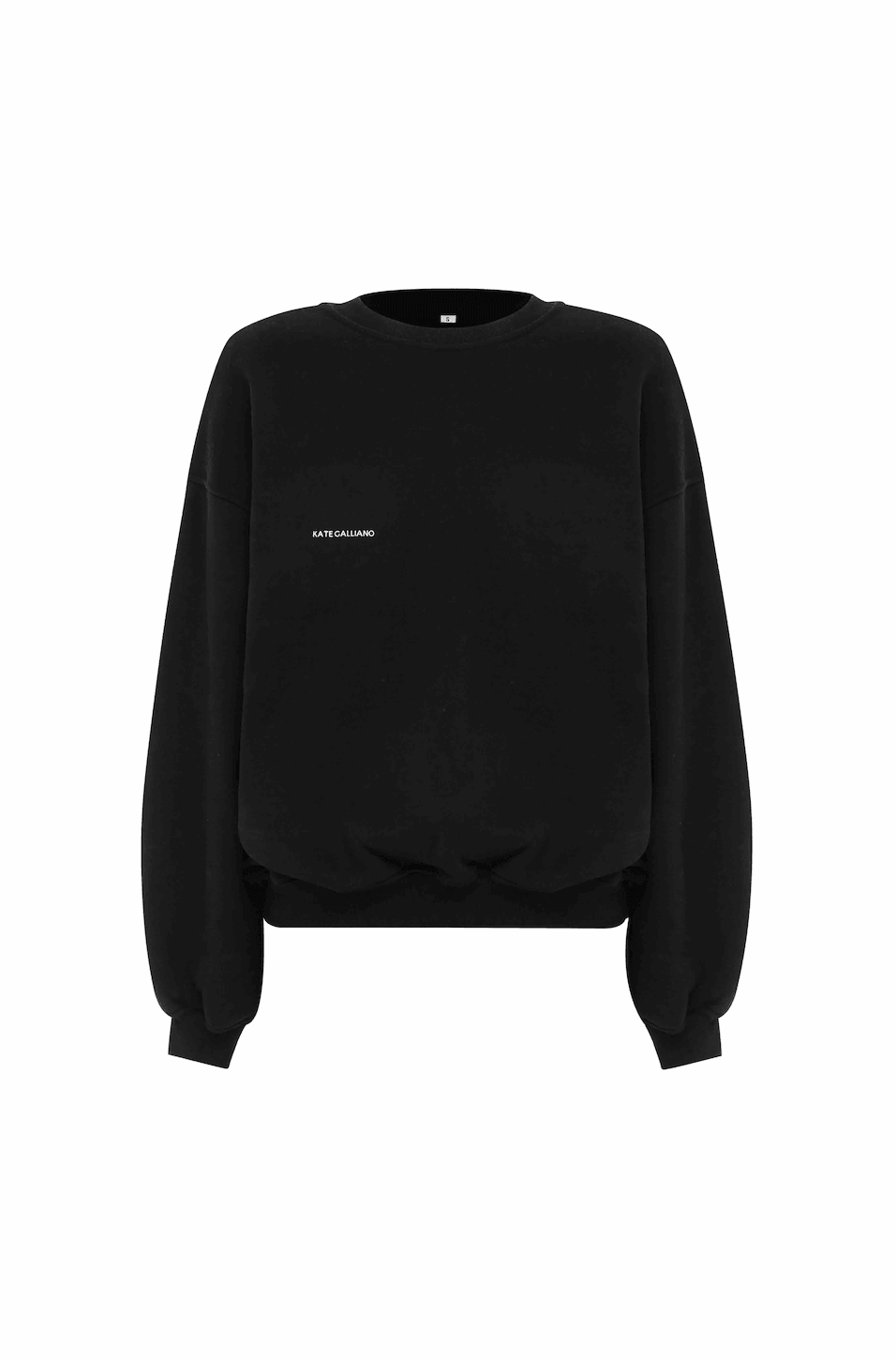 Kate Galliano Jumpers Small Cotton Jumper - Black