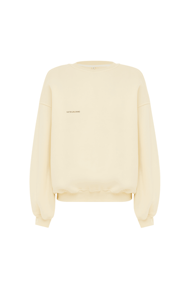 Kate Galliano Jumpers Small Cotton Jumper - Cream
