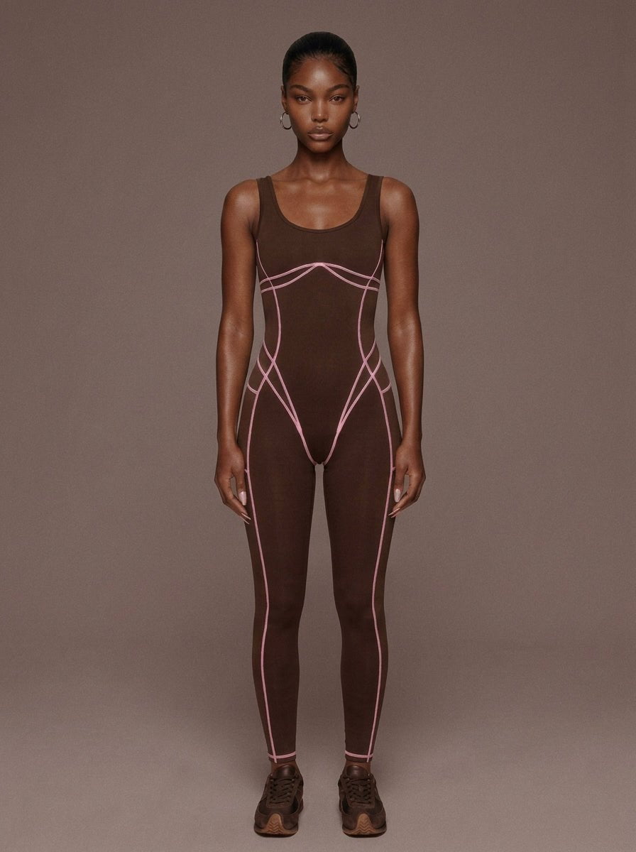 KATE GALLIANO Jumpsuit XS/S DefineX Jumpsuit - Cacao