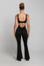 Kate Galliano Jumpsuit XS/S Flared Scrunch Jumpsuit - Black