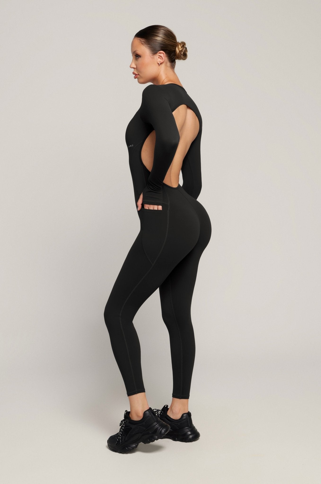 Kate Galliano Jumpsuit XS/S Long Sleeve Jumpsuit - Black