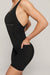 Kate Galliano L/XL Tank Pocket Romper - Black